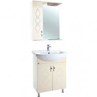 Товар: Зеркало со шкафом Bellezza Элеганс 50 L с подсветкой Бежевое арт-4618606522077 - фото 2 Зеркало со шкафом Bellezza Элеганс 50 L с подсветкой Бежевое арт-4618606522077 — фото 2, Зеркальные шкафы в ванную