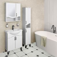 Товар: Зеркальный шкаф Runo Марсель 65 Белый арт-00-00001202 - фото 3 Зеркальный шкаф Runo Марсель 65 Белый арт-00-00001202 — фото 3, Зеркальные шкафы в ванную