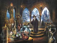 Фреска детская Ortograf Детские 7901 Фактура флок FLK Флизелин (3,6*2,7) Коричневый, Замки/Люди арт-7901 (флок FLK) — фото 2, Фрески