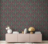 Обои AS Creation Maison Charme Винил на флизелине (0,53*10,05) Черный/Разноцветный, Птицы/Цветы арт-39075-1 — фото 7, Обои для стен