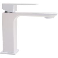 Смеситель для раковины Orange Lutz Белый арт-M04-021w — фото 6, Смесители для раковины