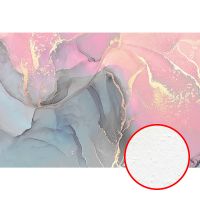 Фреска Ortograf Fluid art 34243 Фактура бархат FX Флизелин (4*2,7) Розовый/Бирюзовый/Золото, Абстракция арт-34243 (бархат FX) — фото 1, Фрески