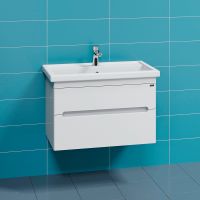 Товар: Тумба под раковину СанТа Лондон 80 подвесная Белая арт-224037 - фото 3 Тумба под раковину СанТа Лондон 80 подвесная Белая арт-224037 — фото 3, Тумбы под раковину