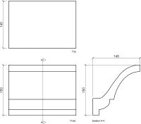 Карниз Европласт 2000x150x140 мм арт-1.50.221 — фото 3, Карнизы