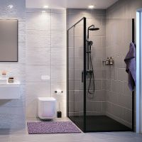 Товар: Душевая стенка WasserKRAFT Dill 61S10-RP100/Elbe 74P10-RP100 100 профиль Черный матовый стекло прозрачное арт-61S10-RP100/74P10-RP100 - фото 4 Душевая стенка WasserKRAFT Dill 61S10-RP100/Elbe 74P10-RP100 100 профиль Черный матовый стекло прозрачное арт-61S10-RP100/74P10-RP100 — фото 4, Боковые стенки