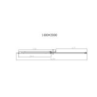 Товар: Душевая дверь Vincea Dice 140 профиль Хром стекло прозрачное арт-VDS-4D140CL - фото 5 Душевая дверь Vincea Dice 140 профиль Хром стекло прозрачное арт-VDS-4D140CL — фото 5, Раздвижные душевые двери