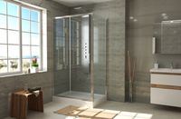 Душевой уголок Bravat Line 120x80 профиль Хром стекло прозрачное арт-BS120.3101A — фото 2, Прямоугольные душевые уголки