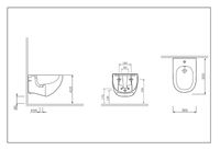 Биде AM.PM Sensation подвесное Белое арт-C303411WH — фото 7, Биде подвесные