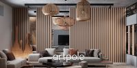 Товар: Гипсовая 3д панель Artpole Tube 600x600 мм арт-M-0067 - фото 2 Гипсовая 3д панель Artpole Tube 600x600 мм арт-M-0067 — фото 2, Гипсовые 3Д панели