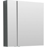 Зеркальный шкаф Aquanet Алвита 80 Серый антрацит арт-240109 — фото 1, Зеркальные шкафы в ванную