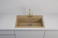 Кухонная мойка Alveus Granital Atrox 40 Beige G55 790x500 Бежевая арт-1140445 — фото 2, Кухонные мойки