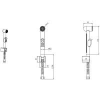 Гигиенический душ Aquatek Хром арт-AQ2050CR — фото 2, Гигиенические души