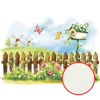 Фреска детская Ortograf Сказочная страна 5174 Фактура флок FLK Флизелин (3,8*2,7) Разноцветный, Мультимедия арт-5174 (флок FLK) — фото 1, Фрески