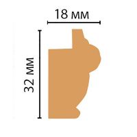Товар: Багет Decomaster 2900x32x18 мм арт-534-11 - фото 2 Багет Decomaster 2900x32x18 мм арт-534-11 — фото 2, Багеты
