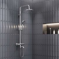 Душевая система Damixa Jupiter с термостатом Хром арт-977810000 — фото 2, Душевые стойки