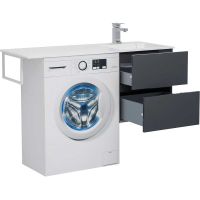 Товар: Тумба под раковину Aquanet Алвита 120 R подвесная Серый антрацит арт-243662 - фото 2 Тумба под раковину Aquanet Алвита 120 R подвесная Серый антрацит арт-243662 — фото 2, Тумбы под раковину