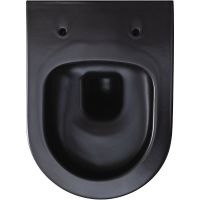 Унитаз Allen Brau Priority подвесной Черный матовый без сиденья арт-4.31002.31 — фото 10, Подвесные унитазы