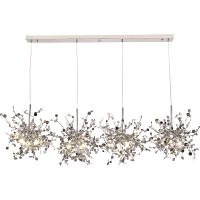 Товар: Люстра Crystal Lux Хром арт-GARDEN SP3х4 L1600 CHROME - фото 2 Люстра Crystal Lux Хром арт-GARDEN SP3х4 L1600 CHROME — фото 2, Люстры