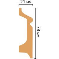 Плинтус Decomaster 2400x78x21 мм арт-D122-71 — фото 2, Плинтуса напольные