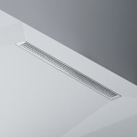 Душевой лоток AM.PM MasterFlow 80 с решеткой Хром матовый Cut Gradient арт-W01SC-P11-080-01SB — фото 11, Душевые лотки