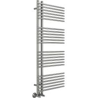 Водяной полотенцесушитель Terminus Астра П24 70х1200 Хром, нижнее подключение, G 1/2" ВР, с комплектом вентилей арт-4670078530509 — фото 1, Водяные полотенцесушители