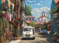 Фреска Ortograf Городской пейзаж 7734 Фактура бархат FX Флизелин (3,7*2,7) Разноцветный, Город/Пейзаж/Цветы арт-7734 (бархат FX) — фото 2, Фрески