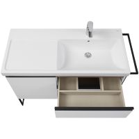 Тумба под раковину Roca Domi 100 R подвесная Белый глянец арт-A857478806 — фото 7, Тумбы под раковину