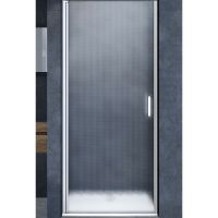 Душевая дверь Vincea Alpha 85 профиль Хром стекло текстурное арт-VDP-3AL850MT — фото 1, Распашные душевые двери