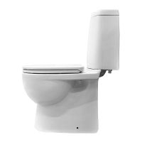 Унитаз-компакт Sanita Luxe Fest SL DM с бачком и сиденьем Микролифт арт-WC.CC/Fest/2-DM/WHT.G/S1 — фото 4, Напольные унитазы