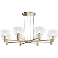 Подвесной светильник Maytoni Modern Vision Прозрачный Золото арт-MOD411PL-08G — фото 1, Подвесные светильники