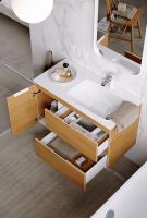 Тумба под раковину Aqwella Accent 90 R подвесная Дуб золотой арт-ACC0109RDZ — фото 3, Тумбы под раковину