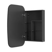 Товар: Зеркальный шкаф Aquaton Сохо 60 L Графит арт-1A258302AJA0L - фото 3 Зеркальный шкаф Aquaton Сохо 60 L Графит арт-1A258302AJA0L — фото 3, Зеркальные шкафы в ванную