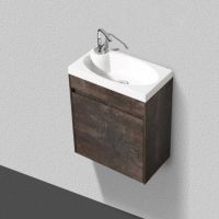 Тумба под раковину BelBagno Pietra Mini 46 подвесная Stone арт-PIETRA MINI-460-1A-SO-PT-L — фото 2, Тумбы под раковину