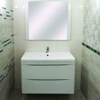 Товар: Тумба под раковину Alcora Luxury 100 подвесная Белая арт-47715 - фото 2 Тумба под раковину Alcora Luxury 100 подвесная Белая арт-47715 — фото 2, Тумбы под раковину