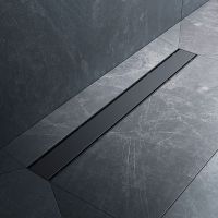 Душевой лоток AM.PM PrimeFlow 70 с Черной матовой решеткой / под плитку Tile арт-W02SC-U11-070-04BM — фото 6, Душевые лотки