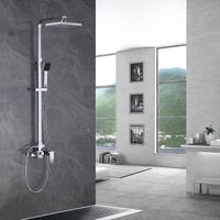 Душевая система Abber Wasserfall Хром арт-AF8616 — фото 2, Душевые стойки