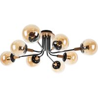 Люстра Artelamp Oxford Коньяк Черная арт-A2716PL-8BK — фото 1, Люстры