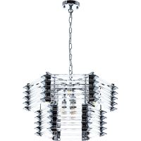 Люстра Artelamp Caravaggio Прозрачная Хром арт-A1059SP-9CC — фото 1, Люстры