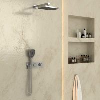 Душевая система Vincea с термостатом Хром арт-VSFW-422T1CH — фото 3, Встраиваемые душевые комплекты