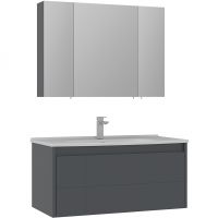 Товар: Тумба с раковиной Orka Likya 100 подвесная Антрацит матовый арт-5002489 - фото 2 Тумба с раковиной Orka Likya 100 подвесная Антрацит матовый арт-5002489 — фото 2, Тумбы с раковиной