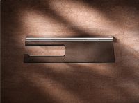 Держатель туалетной бумаги Keuco Edition 90 Square 19173 018000 с полкой Хром Дымчатое стекло арт-19173018000 — фото 3, Держатели туалетной бумаги