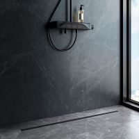 Душевой лоток AM.PM MasterFlow 100 с Черной матовой решеткой Slim line арт-W01SC-S11-100-05BM — фото 9, Душевые лотки