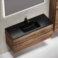 Тумба под раковину Sancos Urban 120 подвесная Дуб чарльстон арт-UR120-1ECH — фото 9, Тумбы под раковину