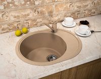 Кухонная мойка Florentina Родос-580 Жасмин арт-20.240.B0580.201 — фото 3, Кухонные мойки