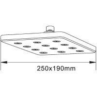 Верхний душ Orange Хром арт-S12TS — фото 6, Верхние души