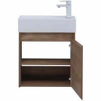 Тумба с раковиной Aquanet Nova Lite 50 подвесная Дуб рустикальный арт-302521 — фото 6, Тумбы с раковиной