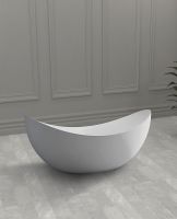 Ванна из искусственного камня Abber Stein 180x80 без гидромассажа арт-AS9633 — фото 3, Ванны из искусственного камня