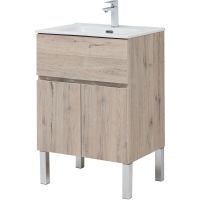 Товар: Тумба под раковину Aquanet Алвита New 60 Дуб веллингтон белый арт-277549 - фото 8 Тумба под раковину Aquanet Алвита New 60 Дуб веллингтон белый арт-277549 — фото 8, Тумбы под раковину