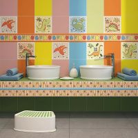 Керамический декор Kerama Marazzi Динозаврики 2 матовый OP\A227\5009 20х20 см арт-OP\A227\5009 — фото 2, Керамическая плитка