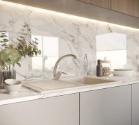 Кухонная мойка Domaci Бьелла DMC-78 арт-GWS-78-328 бежевая — фото 3, Кухонные мойки